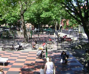 Underwood Park has a shady playgound