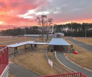 Mario Kart Racetrack w/ Karts (ages 4-9) - Inflatable Racetrack Rentals in Houston