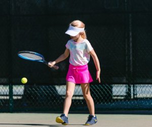 Kids learn the fundamentals and more at a South Florida tennis camp.