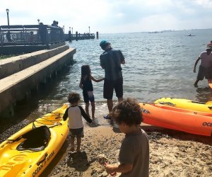 Go kayaking in Red Hook, Brooklyn, on Valentino Pier