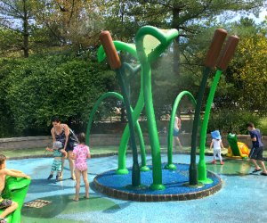 Sprinkler Parks and Splash Pads in New Jersey: Van Saun Park splash pad