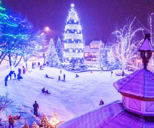 A Multi-Story Christmas Tree Is Towering Over Fifth Avenue