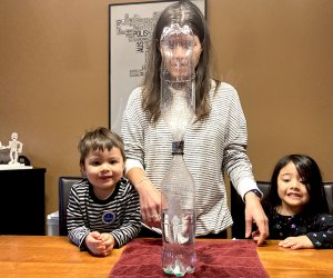 Water vortex in a bottle