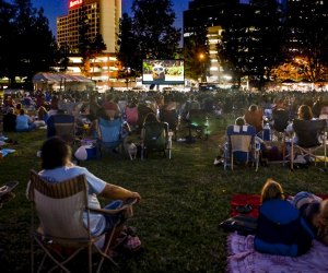 See movies on the Green at the Warner Center. Photo by Jim Brammer, courtesy of the Park Valley Cultural Foundation