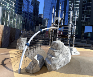 Waterline Square park Climbing Structure