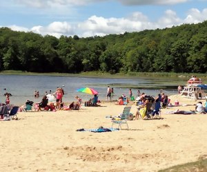 The crystal-clear waters of Lake Wawayanda draw lots of visitors every summer. Photo courtesy of Wawayanda State Park