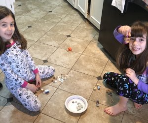 I have a little dreidel... Spinning the dreidel is educational and fun.