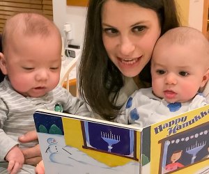 It's never too early to start reading the story of Hannukah. 