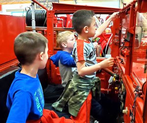 Learn all about big trucks and even sit in the truck cabs at Big Trucks Day at the Museum of Firefighting. Photo courtesy of the museum
