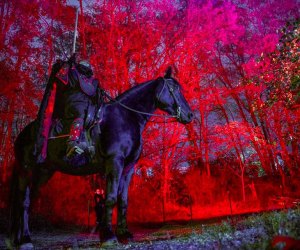 Head to Ulster Park, New York, to catch the spooky Headless Horseman Haunted attractions run by the Historic Haunted Hudson Valley. Photo courtesy of event