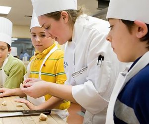 The hands-on classes at CIA Foodies are meant to get kids excited about cooking. Photo courtesy of the CIA
