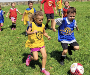 Golden Touch Soccer provides weeklong, half-day soccer summer camps for boys and girls of all ability levels. Photo courtesy of the camp