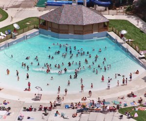 The zero-depth entry at Willson's Waves makes it a perfect pool for tots. Photo courtesy of Willson's Waves