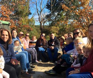 Take a hayride through the foliage at the Soukup Farms Harvest Festival. Photo courtesy of the festival