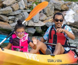 Paddle away at the Yonkers Paddling and Rowing Club kick-off event. Photo courtesy of the event