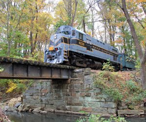 Take in fall foliage aboard the West Chester Express. 