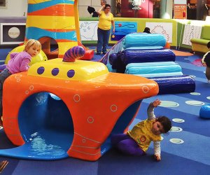 Westfield South Shore mall's family play space is an ideal pit stop when shopping with kids.