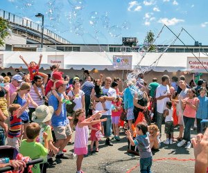 Look for bubbles, ice cream, activities and more at the annual WGBH FunFest. Photo courtesy of WGBH