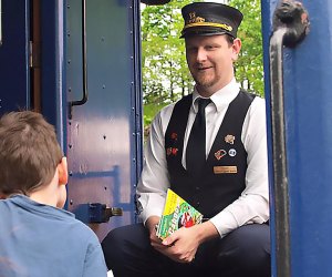 All aboard at the Whippany Railroad Museum! Photo courtesy of the museum