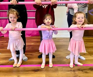 Parents get to dance alongside their little ballerinas in Wiggletoes class. Photo courtesy of Tiny Dancers
