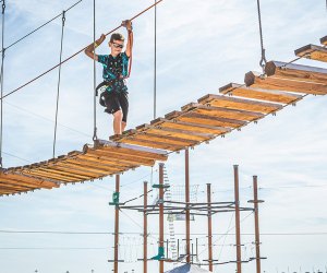 Zip lines near NYC Wild Play Jones Beach