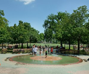 Hit the sprinklers at Williamsbridge Oval Park