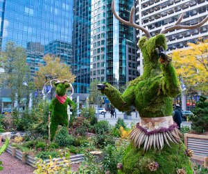 Get outside and enjoy the chill with a visit to Wintergarden on the Greenfield Lawn, which returns to Dilworth Park. Photo courtesy of Center City Philadelphia