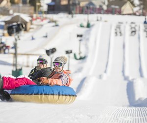 Best Snow Tubing Spots Near Washington, DC Wisp Resort in Maryland features runs of 750 feet in length. Photo courtesy of the resort