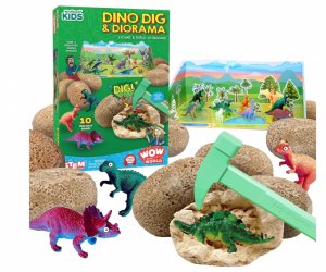 Dino Dig & Diorama from Wondery Kids is hours of fun. Photo courtesy of Wondery Kids