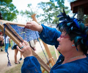 Medieval arts demonstration at Texas Renaissance Festival