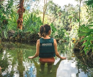 jungle tour in Xcaret Park