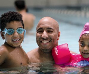 Boston swimming lessons for kids and adults are available year round. Photo courtesy of the YMCA of Greater Boston