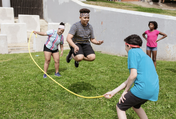 1000 Ideas for Spending 1000 Hours Outside with Kids: jumping rope