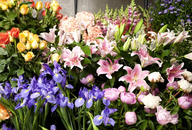 100 things to do in NYC with Kids: Flowers in the flower district