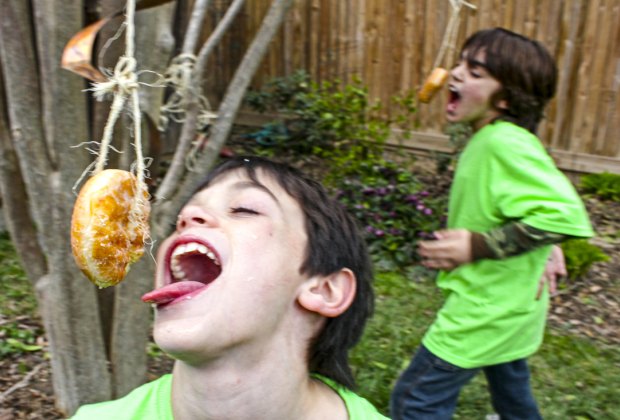 Halloween Activities for Kids: Donut on a String