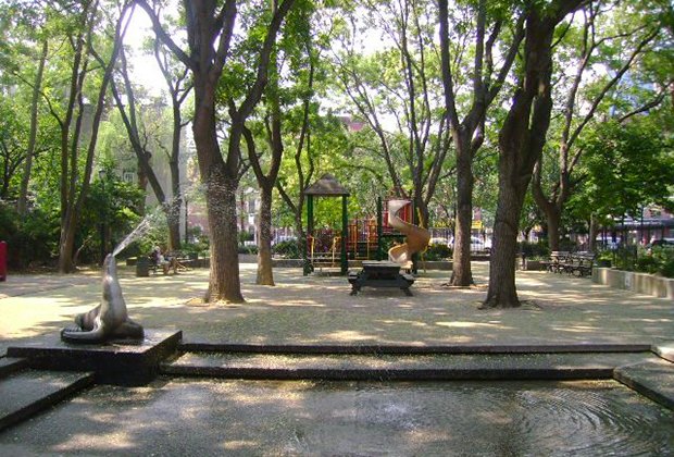 Seal Park's shady playground