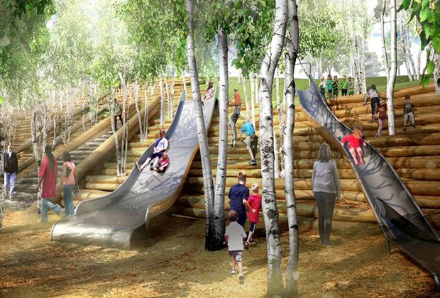 Check Out the 57-Foot Mega Slide and More at Governors Island