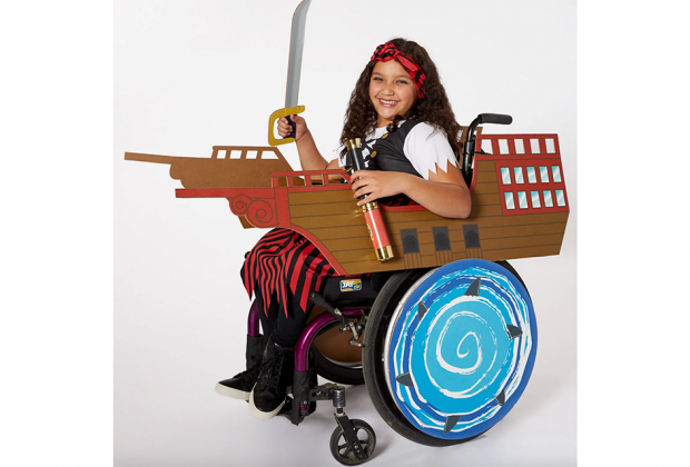 Kids' Halloween Costume Ideas: Adaptive Pirate Ship