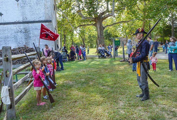 Allaire Village historical reenactment