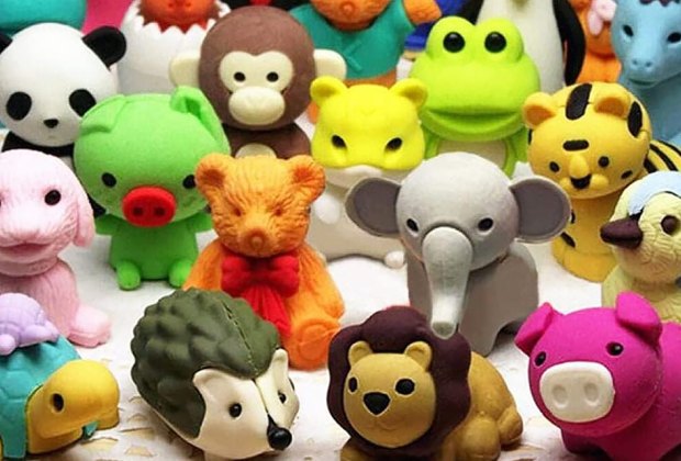  Not Your Usual Back-to-School Supplies List: Animal Erasers Desk Pets