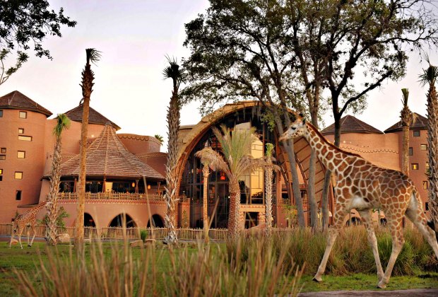 Best Orlando Hotels for Families and Kids A stay at Orlando's Animal Kingdom Lodge is a special treat. Photo courtesy of Walt Disney World Resort Hotels