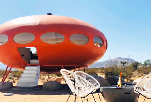 California Vacation Home Rentals for Families: Sleep in a spaceship!