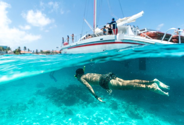 snorkeling: Aruba with Kids