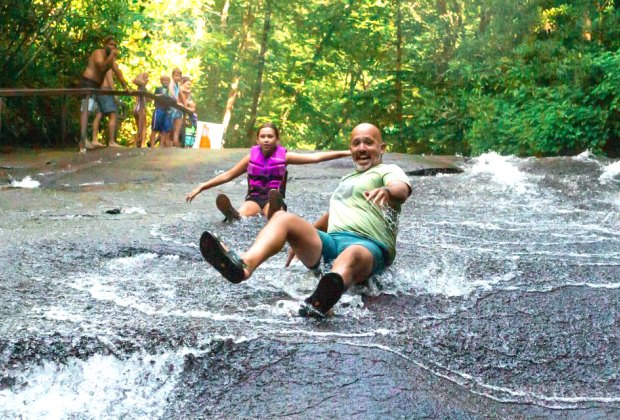 Sliding Rock in Pisgah National Forest