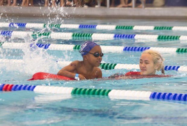 Jump into the Olympic-sized pool at Asphalt Green's Upper East Side Campus