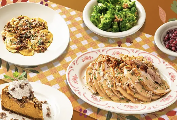 Maggiano's Little Italy family style thanksgiving dinner Kid-Friendly Restaurants Open on Thanksgiving in Atlanta