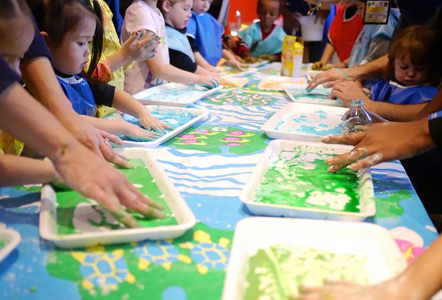 8 Things to Love About the Brooklyn Children's Museum Make a (messy) mini masterpiece at the Tot Studio at the Brooklyn Children's Museum