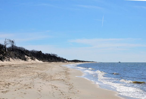 Hidden beaches Highbee Beach