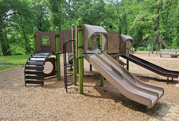 Save time to visit the playground during your visit to Bear Mountain State Park with kids.