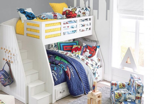 pottery barn bunk beds twin over full